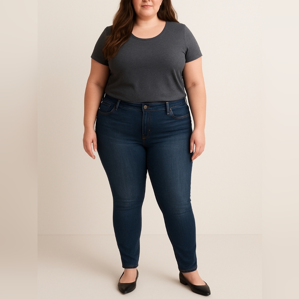 Torrid Dark Indigo Skinny Jeans Women's Size 16